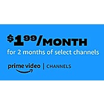 Amazon Prime Members: 2-Month Select Prime Channels: Paramount+, AMC+, Starz $2/Month &amp; More (Valid thru 12/4)