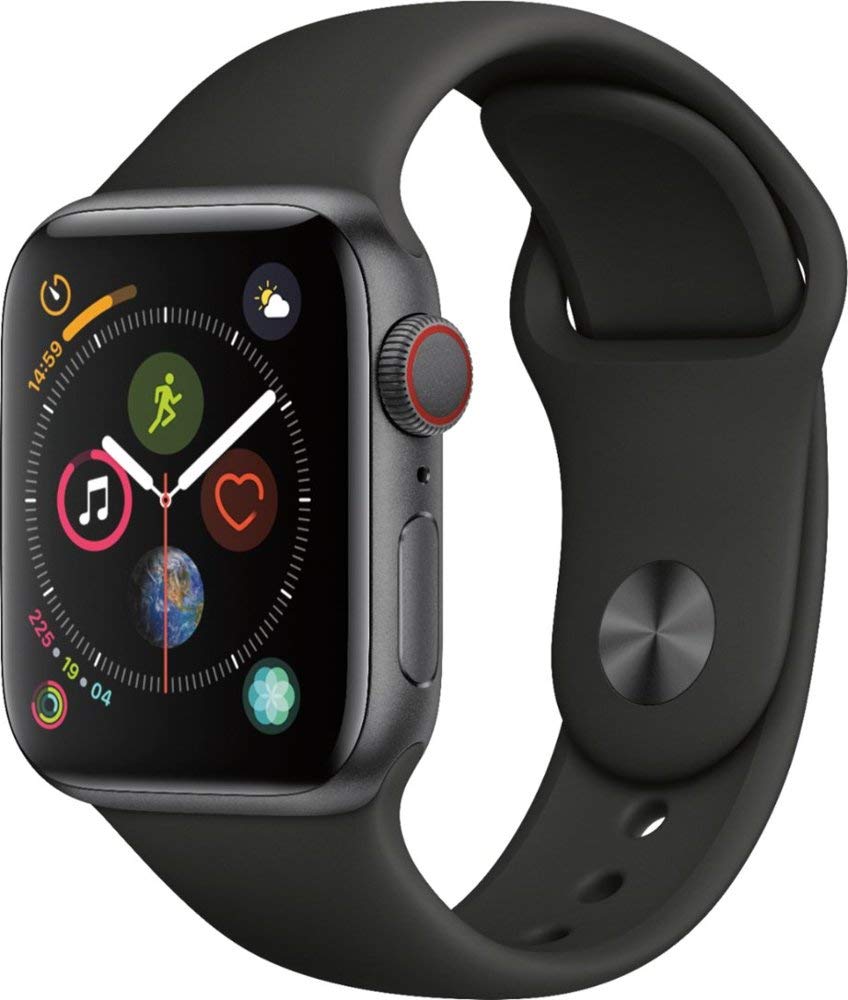 Apple Watch Series 4 Cellular, 44mm - Space Gray Case with ...
