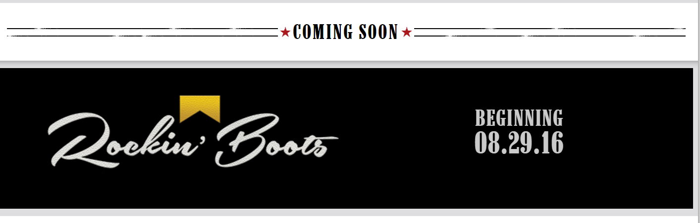 Marlboro Rockin Boots - Starting 8/29/16 Tobacco Consumers 21+  10/09/16