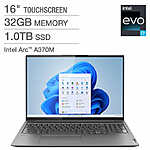 Lenovo Slim 7i 16&quot; Intel Evo Platform Touchscreen Laptop - 12th Gen Intel Core i7-12700H - Intel Arc A370M Graphics - 144HZ - Windows 11  $999.97