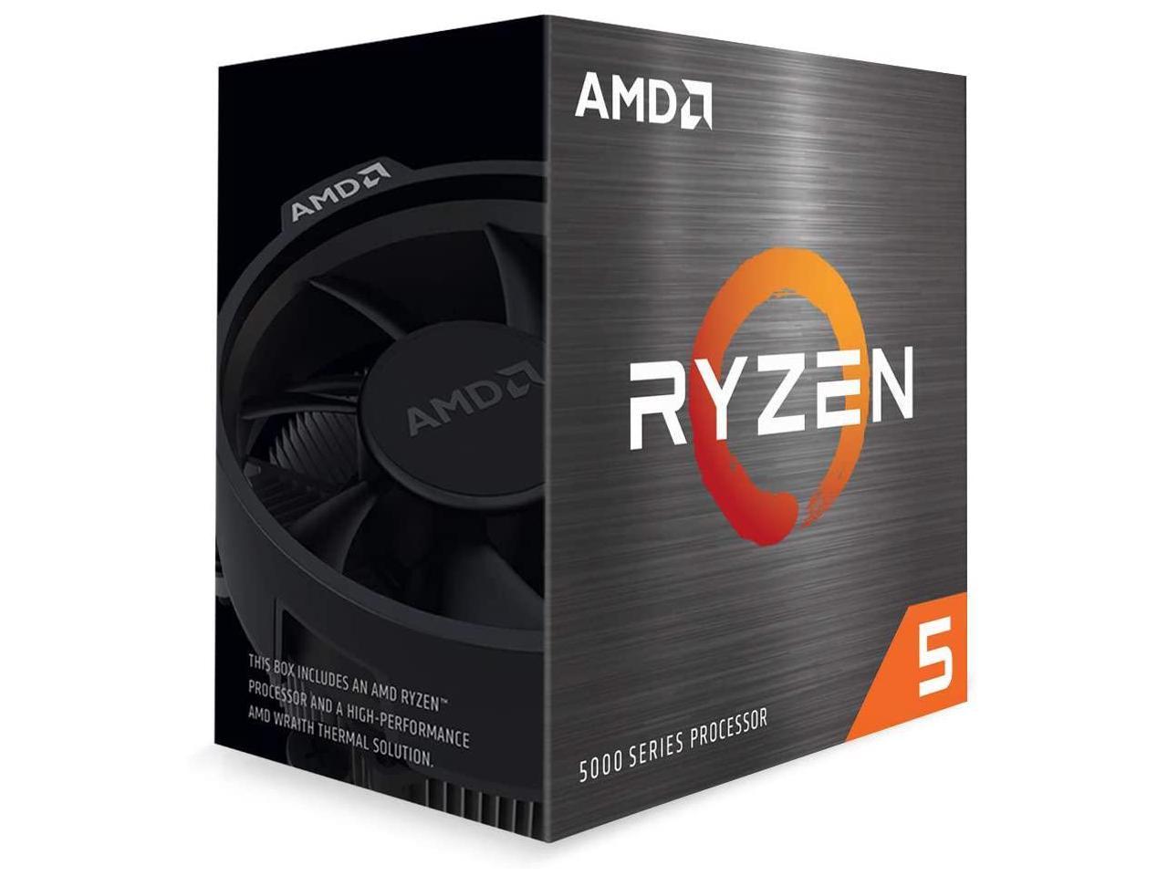 AMD Ryzen 5 5600X - Ryzen 5 5000 Series Vermeer (Zen 3) 6-Core 3.7 GHz Socket AM4 65W $209