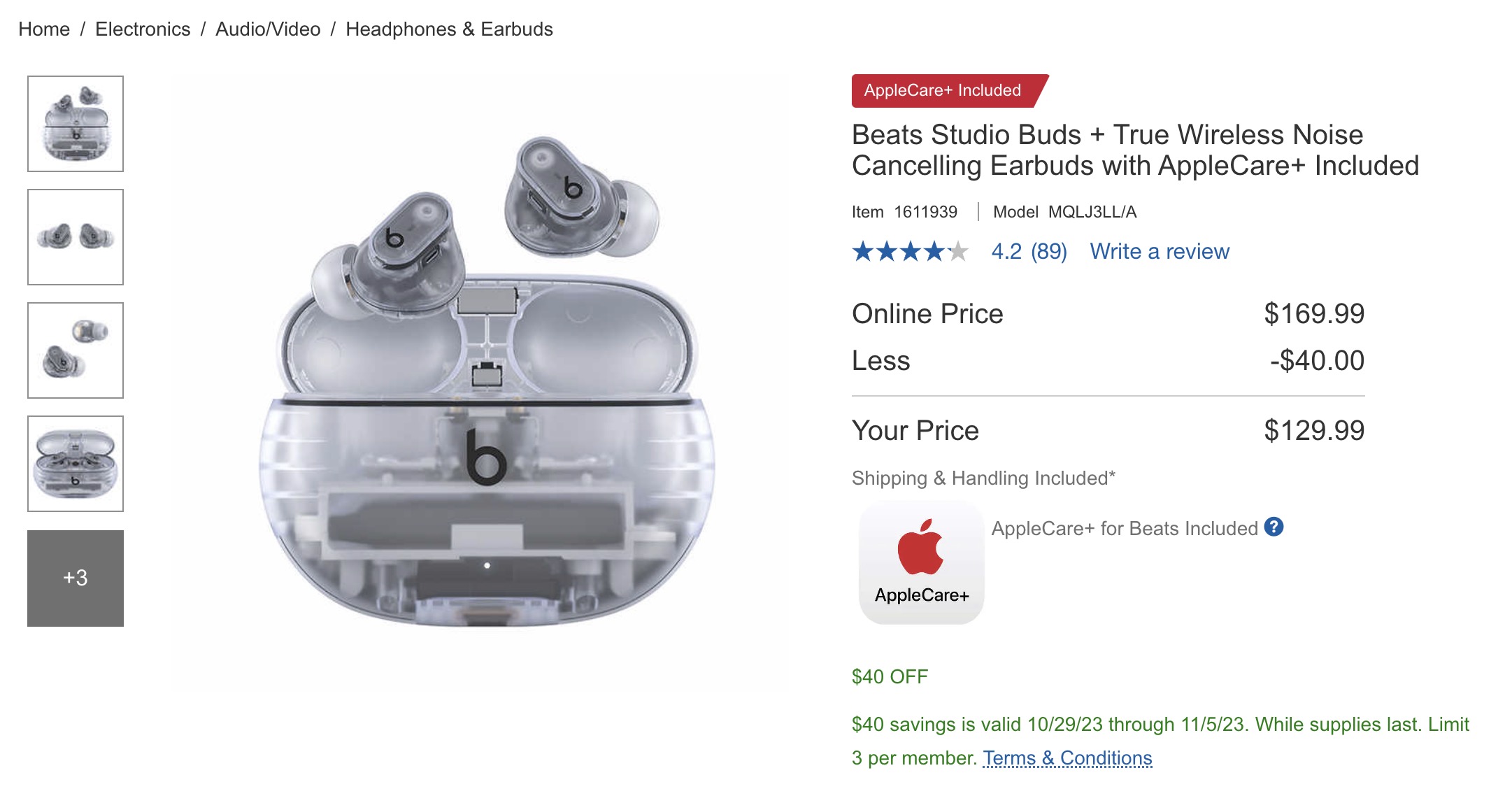 Buy applecare best sale for beats