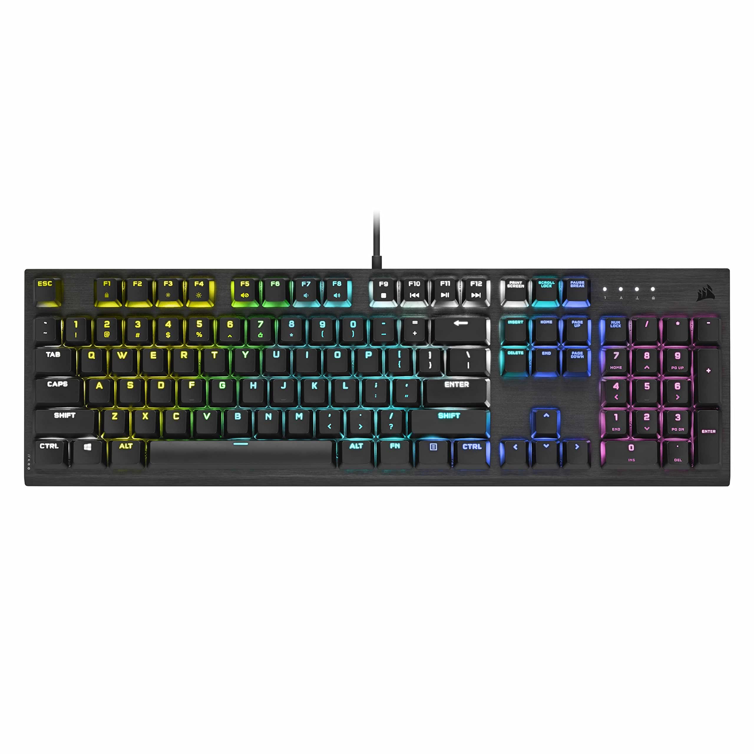 Corsair K60 RGB Pro Low Profile Mechanical Gaming Keyboard - $49.00