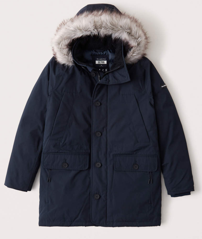 Abercrombie & Fitch Men's Ultra Parka (normally $280)