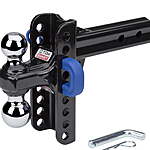 TowSmart Hitch Towing Dual Ball X-Mount  Class V  5.5in Drop  2in Receiver  9206  14000lb  1 Each $120