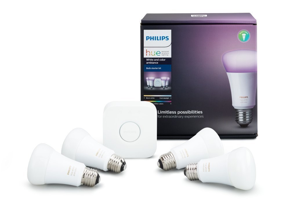 Philips Hue 4 light kit White and Color Ambiance $114.99 - Alexa order