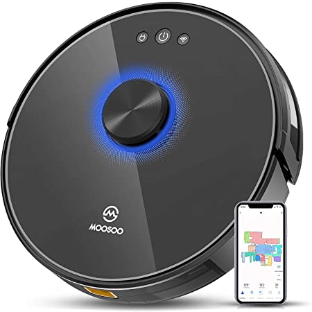 MOOSOO Robot Vacuum, for 167.99, Amazon FS for Prime, FBA, Uses Lidar Navigation, Works with Alexa, Ideal for Pet  - $167.99