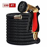urlhasbeenblocked 100ft Garden Hose Upgraded Expandable Hose with Double Latex Core, 3/4 Solid Brass Connector, Expanding Water Hose $27.59 + free shipping