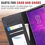 Abacus24-7 Samsung Galaxy Note 9 Wallet Case (Black, Blue, Rose Gold) $3.99 each + free shipping