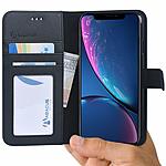 Abacus24-7 iPhone XR Black Wallet Case $3.96, 2-pack Glass Screen Protectors $3.92 + free shipping