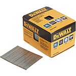 DEWALT Finish Nails, 2-1/2-Inch, 16GA, 2500-Pack (DCS16250) - Collated Finish Nails - Amazon.com $15.97