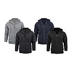Stanzino Men's Sherpa Lined Extra Thick Warm Hoodie Sweater Jacket for $13.33 + FS