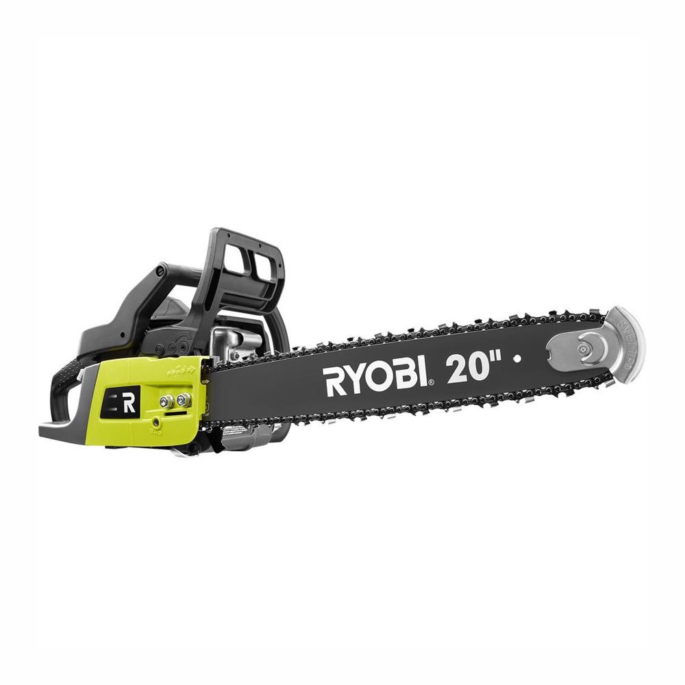 Ryobi 20 in. 50 cc 2-Cycle Gas Chainsaw with Heavy-Duty Case $149