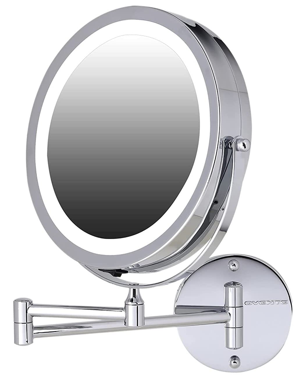 Ovente 7" Lighted Wall Mount Makeup Mirror w/ 1X & 7X Magnifier (Polished Chrome) $9.99 + Free S&H w/ Prime or orders $25+ ~ Amazon