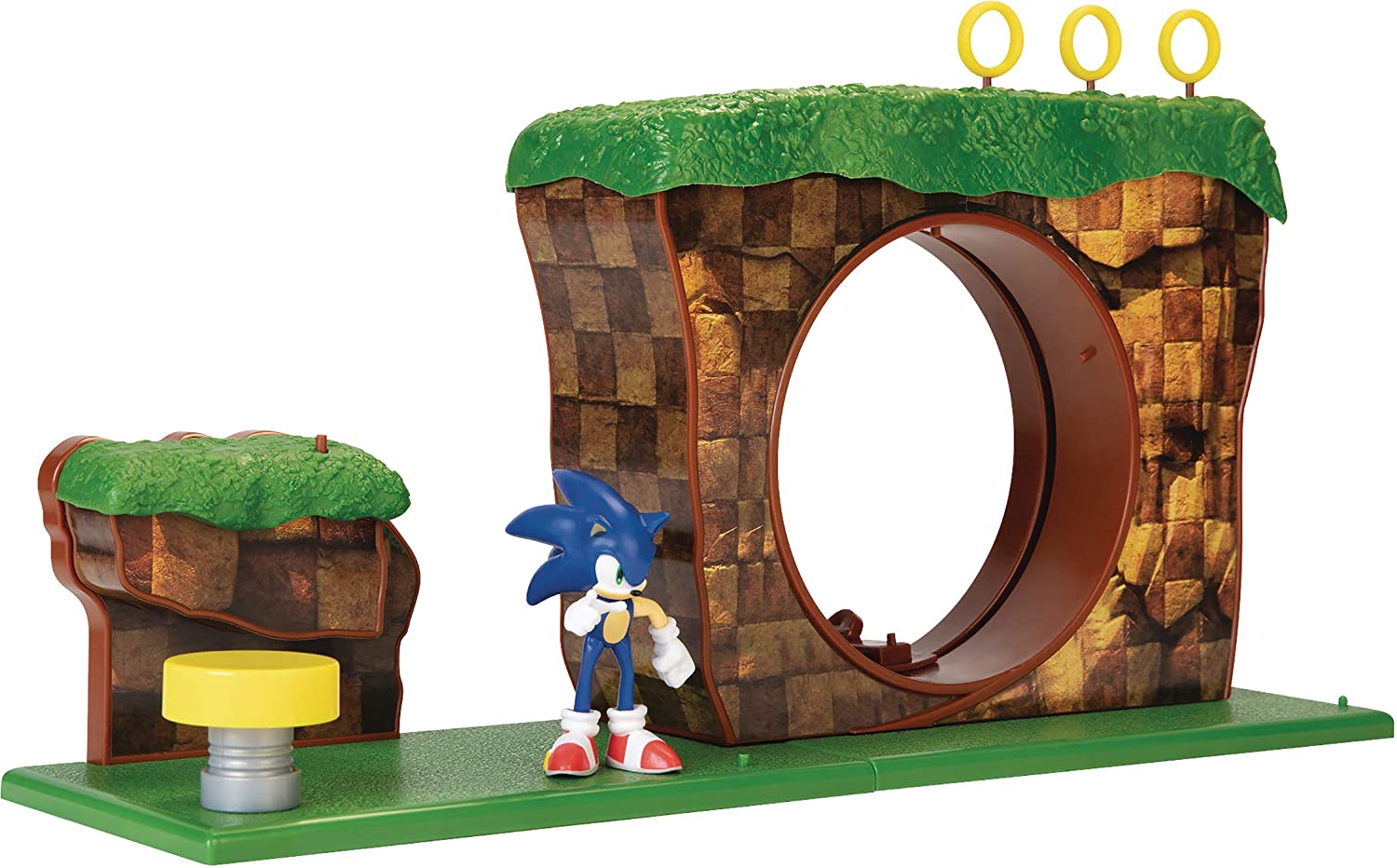 Sonic The Hedgehog Green Hill Zone Playset w/ 2.5" Sonic Action Figure $9.49 + Free S&H w/ Prime or orders $25+ ~ Amazon