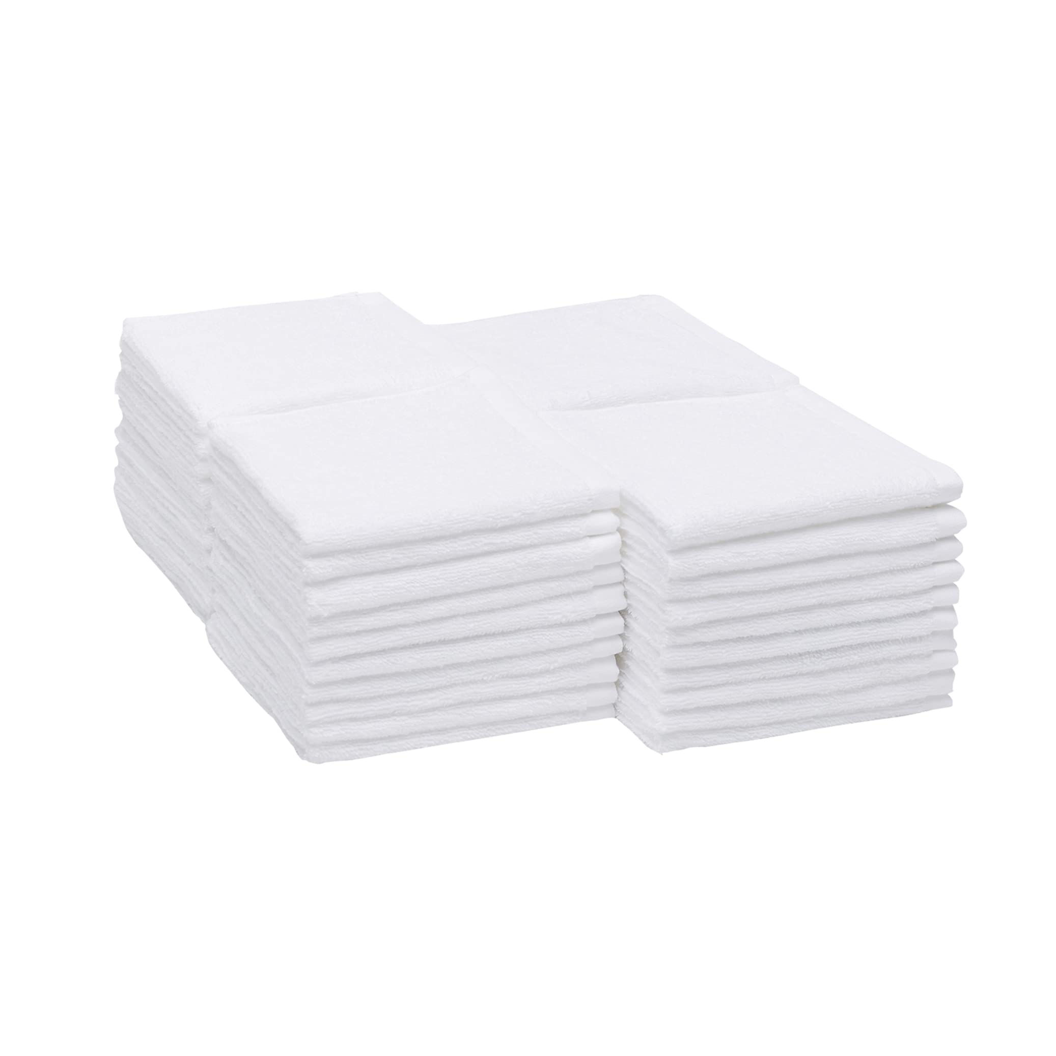 Amazon Basics 100 Cotton Terry Washcloths (White) 60Pack 15.58, 40