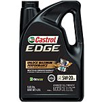 5-Quarts Castrol Edge 5W-20 Advanced Full Synthetic Motor Oil $5.60 after $10 Rebate + Free Store Pickup