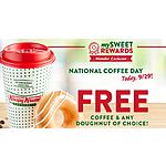 National Coffee Day Offers: Krispy Kreme Reward Members: Coffee & Doughnut Free &amp; More Offers (Participating Locations, 9/29)