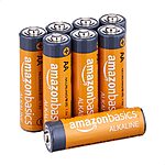 8-Count Amazon Basics AA Performance Alkaline Batteries $3.70