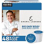 48-Count Keurig Emeril Lagasse Big Easy Bold Coffee K-Cup Pods (Dark Roast) $12.35 w/ Subscribe &amp; Save