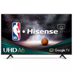 65" Hisense 65A6H4 A6 Series 4K UHD Smart Google TV $330 or Less + Free Shipping