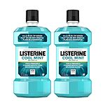 2-Pack 1-Liter Listerine Antiseptic Mouthwash (Cool Mint) $7.95 w/ Subscribe &amp; Save