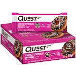 12-Count Quest Nutrition Protein Bars (Sprinkled Donut) $15.40 w/ Subscribe &amp; Save &amp; More
