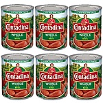 6-Count 28-Oz Contadina Whole Roma Tomatoes w/ Basil $7.90 w/ Subscribe &amp; Save
