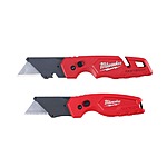 2-Pack Milwaukee Fastback Folding Utility Knife Set $15 + Free Shipping