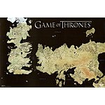 Game of Thrones 36"x24" Horizontal Map Poster $2 &amp; More + Free S&amp;H