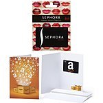 $50 Sephora Gift Card + $10 Amazon Gift Card $50 &amp; More + Free S/H