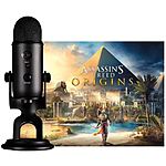 Blue Yeti Blackout Edition USB Mic + Assassin's Creed Origins (PCDD) $80 + Free Shipping