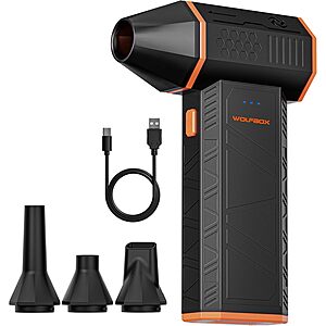 WOLFBOX MF50 3-Speed Cordless Air Duster $27.85 + Free Shipping