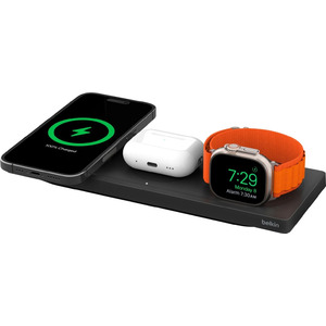 Belkin BOOSTCHARGE PRO 3-in-1 Wireless Charging Pad with MagSafe $45 + Free Shipping at A4C via eBay