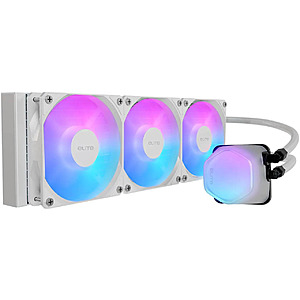 COOLER MASTER 360 Elite 3-Fan AIO CPU Liquid Cooler (Black or White)  + Free Shipping