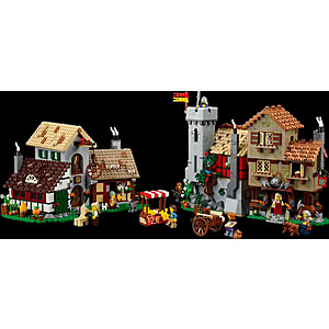LEGO: 3304-Pc Medieval Town Square + 167-Pc Celebration Series Luminous Ghost 4 + Free Shipping