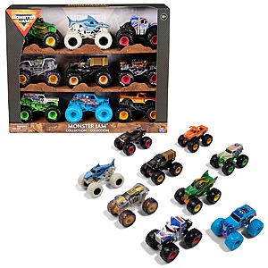 9-Piece Monster Jam 1:64 Scale Monster Truck Diecast Set $18 + Free Store Pickup