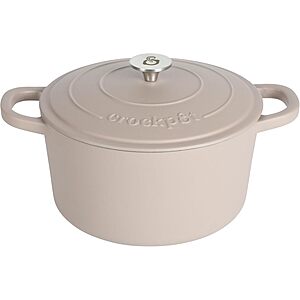7-Quart Crockpot Artisan Enameled Cast Iron Dutch Oven (Matte Dusty Pink or Green) $54.20 + Free Shipping