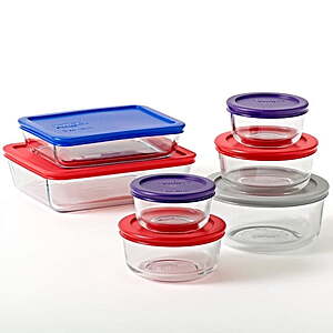 Pyrex Simply Store Glass 14 Piece Storage Set  $20.97 @Walmart
