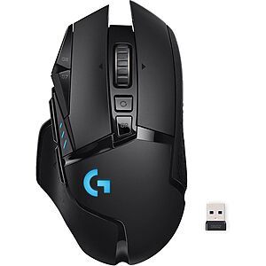 Logitech G502  Lightspeed Wireless Gaming Mouse (Black) $72.20 + Free S&H