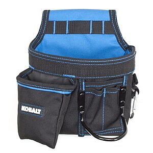 Kobalt Polyester Carpenter Tool Pouch $6.50 + Free S&H