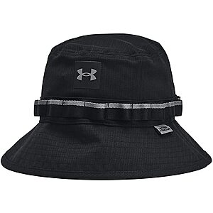 Under Armour Iso-Chill ArmourVent Bucket Hat (Black / Castlerock) $13.50