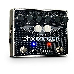 Electro-Harmonix EHXTortion JFET Overdrive Guitar Effects Pedal $99 + Free S&H