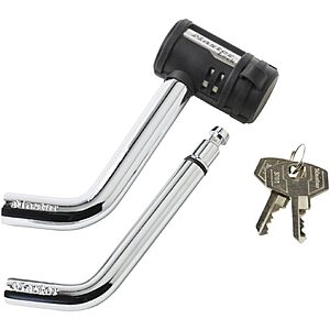 Master Lock 1/2" & 5/8" Swivel Head Hitch Receiver Lock $5.25 
