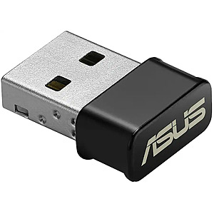 ASUS USB-AC53 AC1200 Nano USB Dual-Band Wi-Fi 5 Wireless Adapter $8 + Free S&H