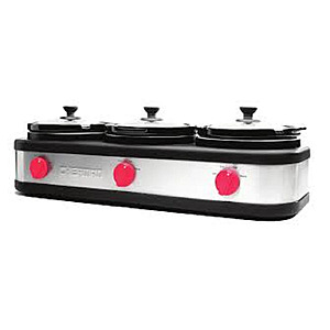 Chefman Triple Slow Cooker & Buffet Server $18.40 + Free S&H