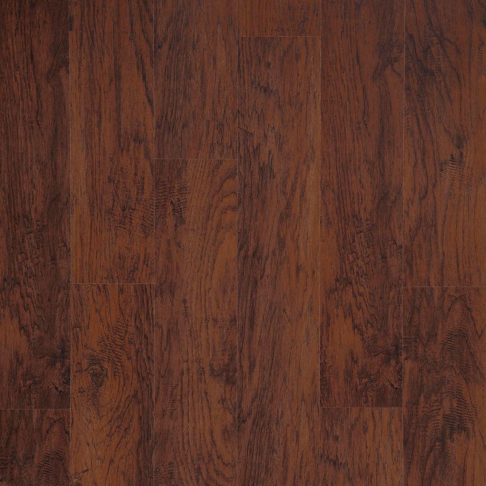 Trafficmaster Dark Brown Hickory 7mm Laminate Flooring