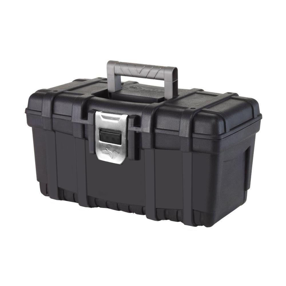 Husky 16" Plastic Tool Box w/ Metal Latch $4.88 + Free Store Pickup ~ Home Depot