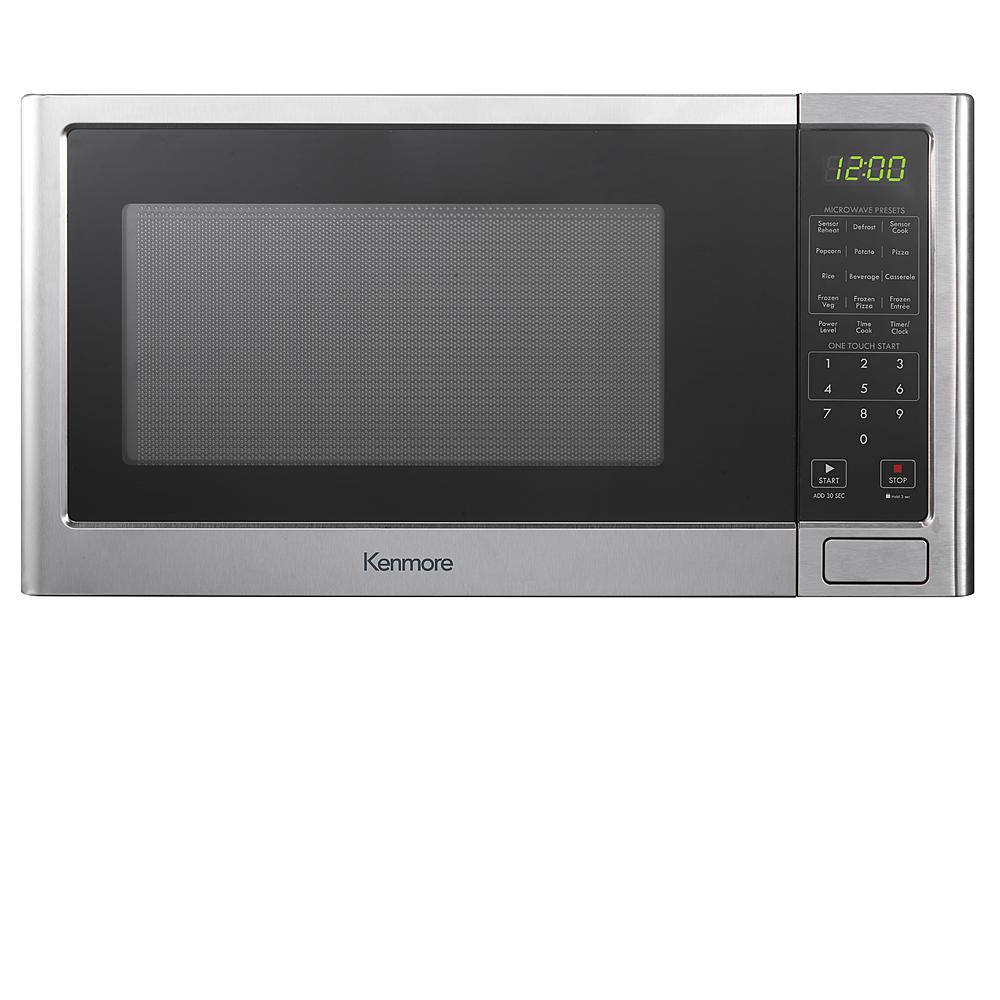 Kenmore 1.6 cu. ft. 1,100-Watt Microwave Oven (Stainless Steel) $83.70 + Free Store Pickup ~ Sears