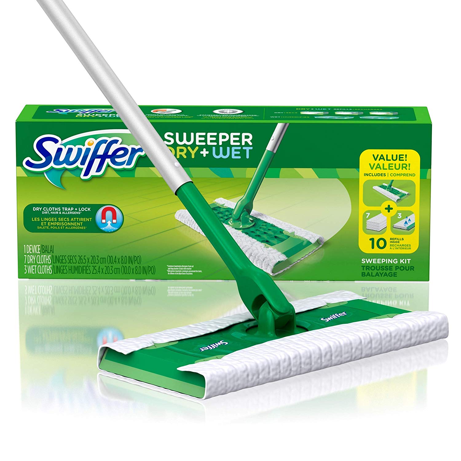 Add On Item Swiffer Sweeper Dry Wet Floor Mopping